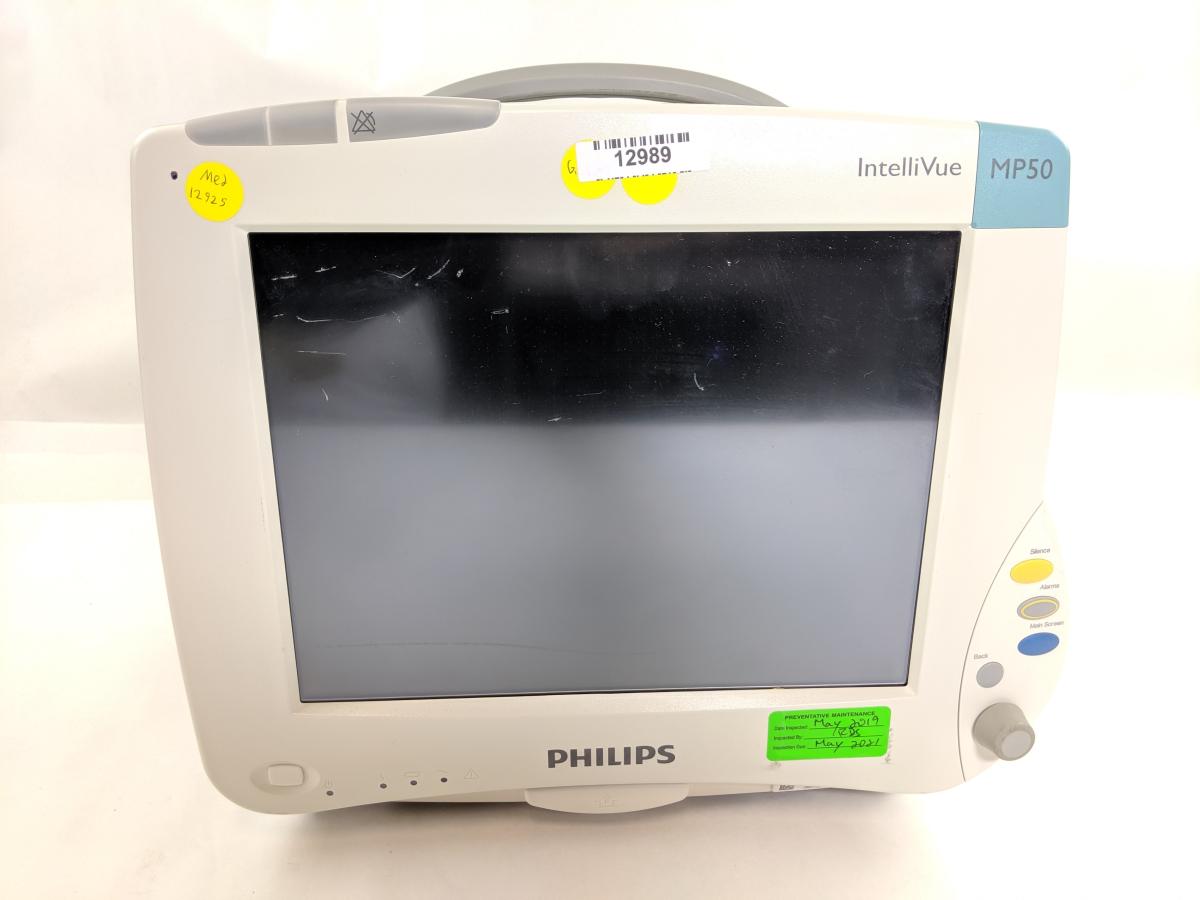 Philips IntelliVue MP50 M8004A Patient Monitor | SN DE4 or DE7