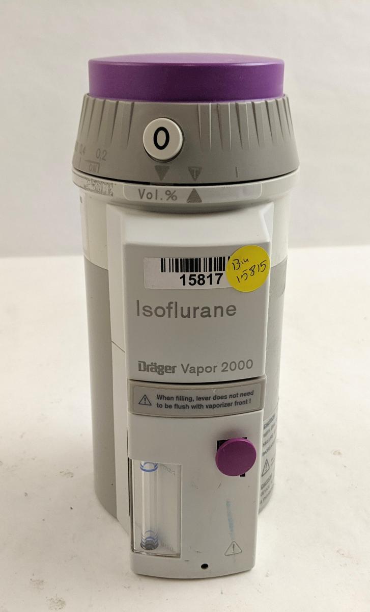 Drager Isoflurane Vapor 2000 M35160 | Key fill | Anesthesia Vaporizer